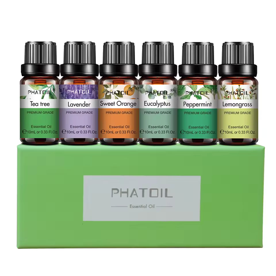 Sauna Essential Oil Set (6×10ml)