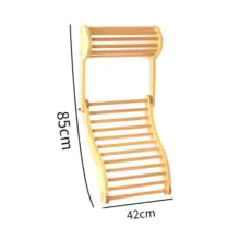 Adjustable Wooden Sauna Backrest
