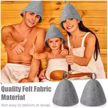 Sauna Felt Hat (Wool, Traditional)