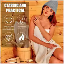 Sauna Felt Hat (Wool, Traditional)