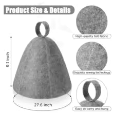 Sauna Felt Hat (Wool, Traditional)